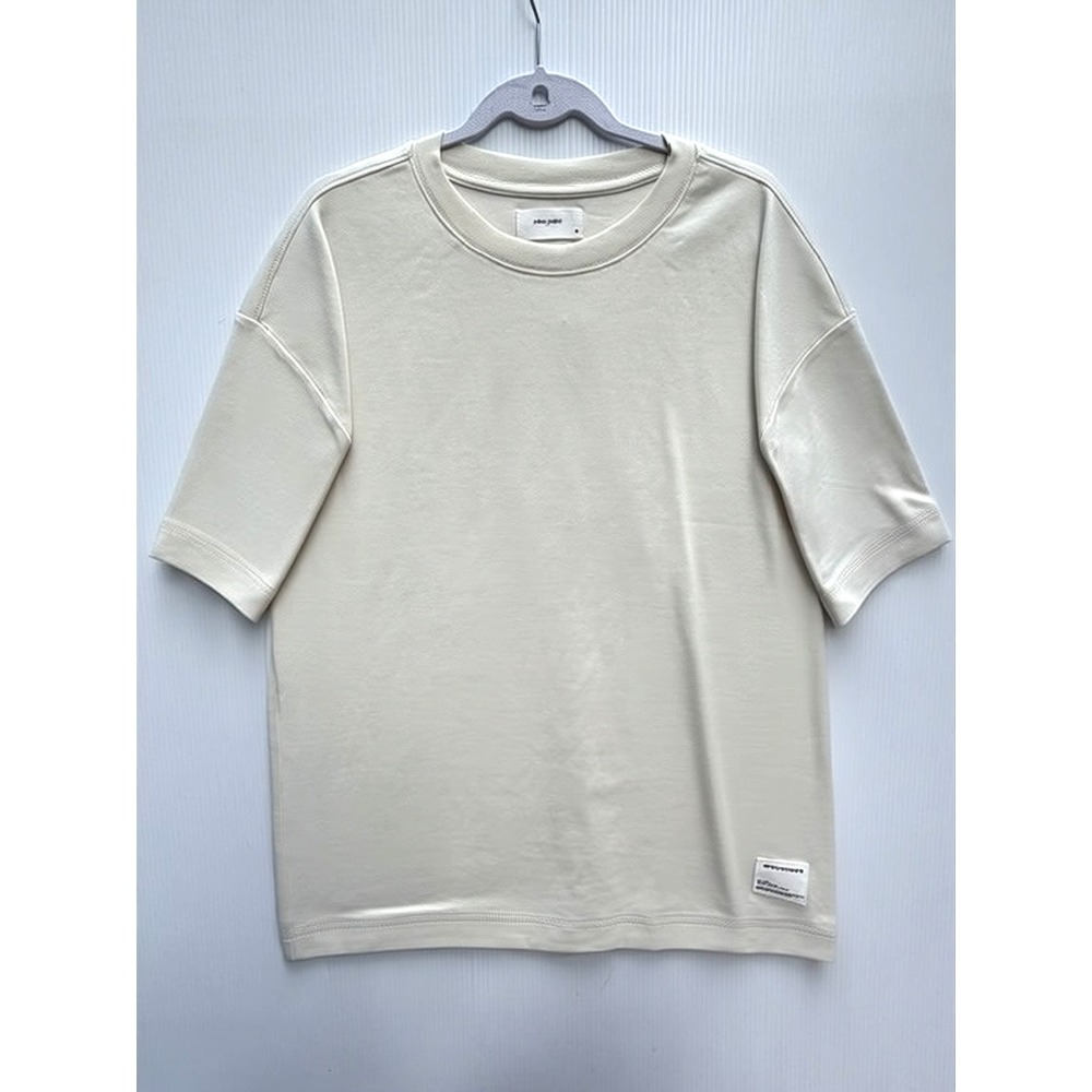 Public Supply NYC Mens XL Oversized TShirt Buttercream Cream Short Sleeve Tee - Picture 1 of 10